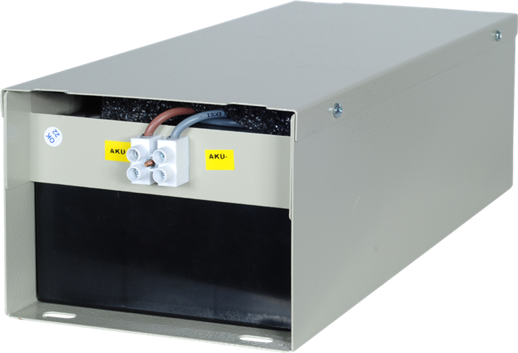 Accu groep metaal met behuizing 5x12V 7Ah