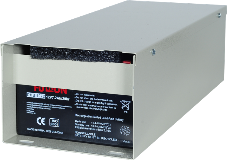 Accu groep metaal met behuizing 5x12V 7Ah