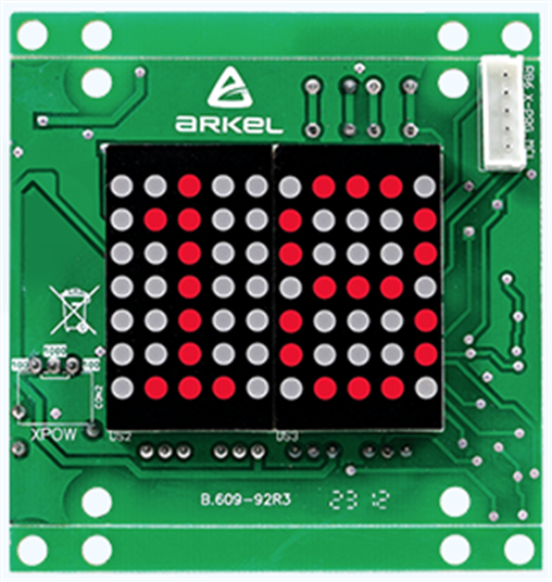 BC-D2XR oproep & display module rood