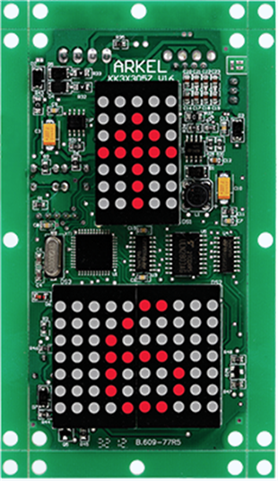 BC-D3XW oproep & display module wit