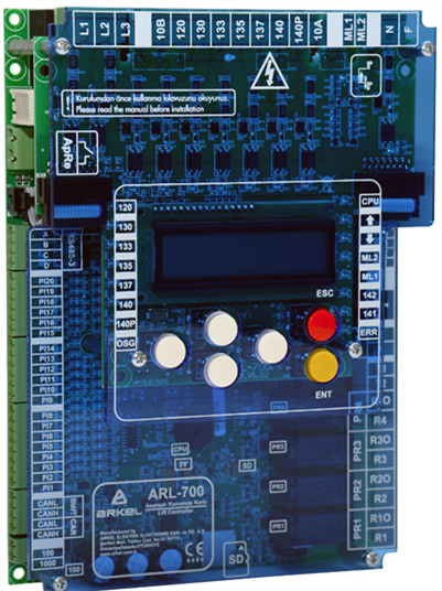 ARL 700 besturing kaart