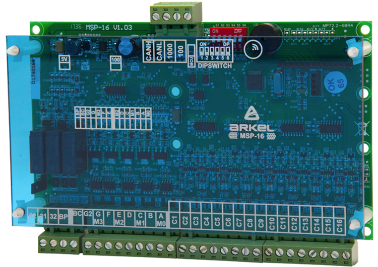 MSP16 kaart
