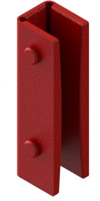 Geleideschoen-inzetstukken speciale profielen 16 mm, 26×100×30 mm (ACLATHAN)