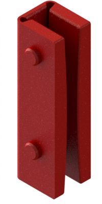 Geleideschoen-inzetstukken speciale profielen 10 mm, 26×100×30 mm (ACLATHAN)
