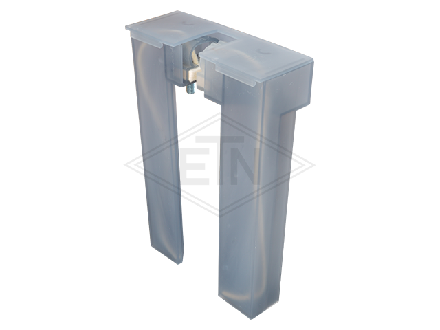 Geleiderhouder HSM 140 mm, 140 x 120 x 40 mm, voor inzetstukken EM 5 - 20 mm