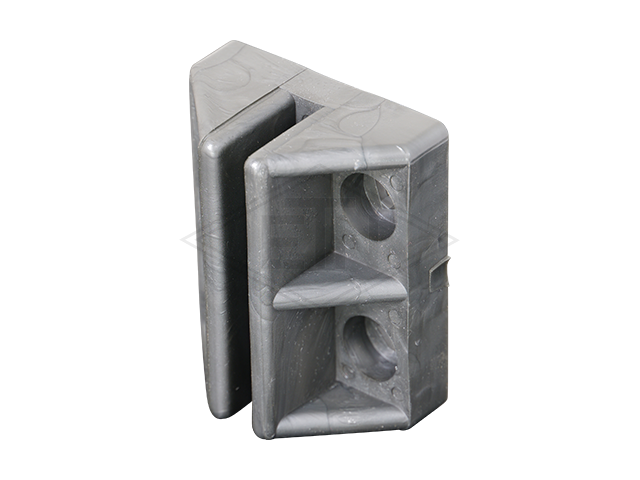 Geleider ETN ® -VS 60 TPU, + MoS2, voor rail 5 mm, voor (small) goods lift or counterweight, met metallic safety geleider