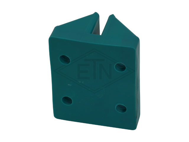 Geleider ETN ® VS-60 PA6 + ADD, voor rail 5 mm, voor (small) goods lift or counterweight turquise colored