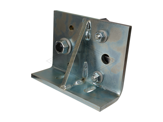 Rolgeleider RS 3, 200 x 150 x 75 mm, voor L-frames, housing spec. staal verzinkt 1 x rol ø 100/20 x 40 mm, HMSG/EM 16 PE