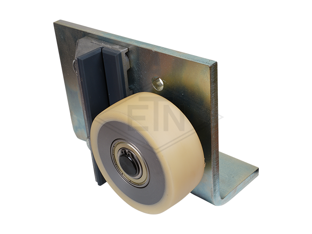 Rolgeleider RS 3, 200 x 150 x 75 mm, voor L-frames, housing spec. staal verzinkt 1 x rol ø 100/20 x 40 mm, HMSG/EM 16 PE