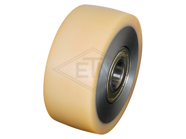Rolgeleider RS 3, 200 x 150 x 75 mm, voor L-frames, housing spec. staal verzinkt 1 x rol ø 100/20 x 40 mm, HMSG/EM 16 PE