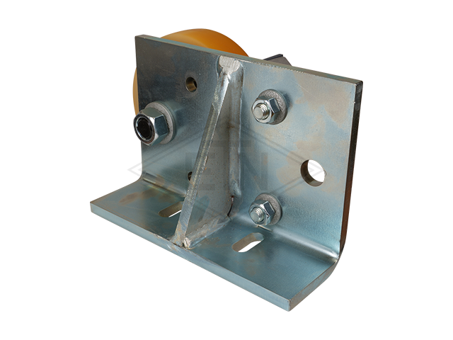 Rolgeleider RS 5, 220 x 150 x 75 mm, voor L-frames, housing spec. staal verzinkt 1 x rol ø 150/20 x 40 mm, HMSG/EM 16 PE