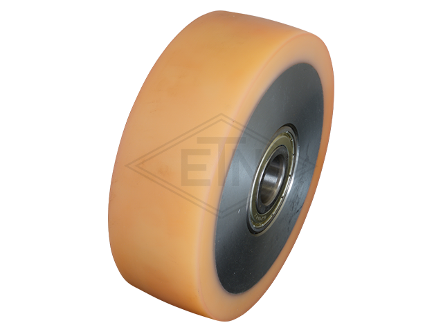 Rolgeleider RS 6, 200 x 200 x 115 mm, voor L-frames, housing spec. staal verzinkt 2 x rol ø 125/20 x 40 mm, HMSG/EM 16 PE