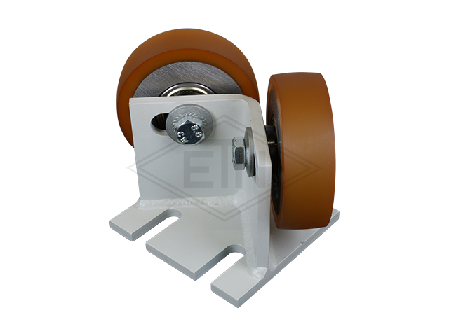 Rolgeleider GGW 10, 120 x 113 x 95 mm, voor haaks rail housing spec. staal gegrond 2 x rollen ø 100/20 x 30 mm, hole spacing 60 mm