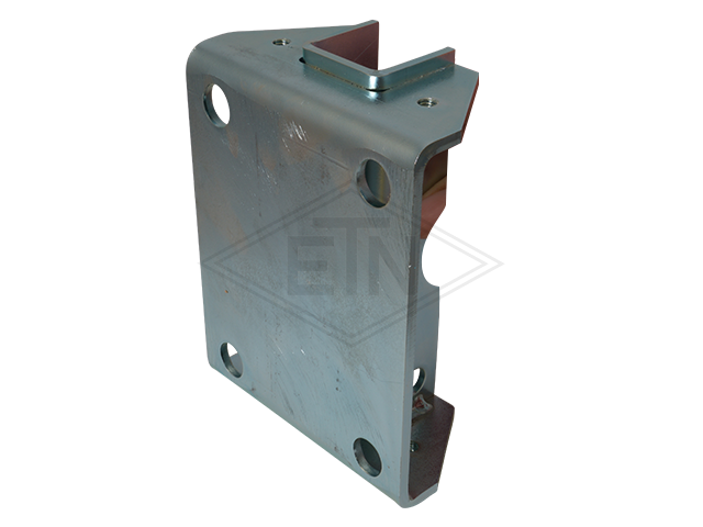 Geleiderhouder 140 x 100 x 51 mm, steelplate edged en verzinkt