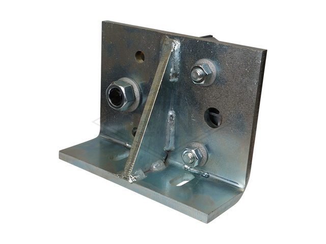 Rolgeleider RS 9, 200 x 150 x 75 mm, voor L-frames, housing spec. staal verzinkt 1 x rol ø 100/20 x 30 mm, HMSG/EM 16 PE