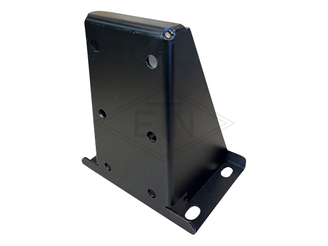Rechts hoek wedge voor geleiderhouder HSMEL 300, 300 x 260 x 198 mm, met bevestiging points van groundplate as WSMEL 300, gegrond