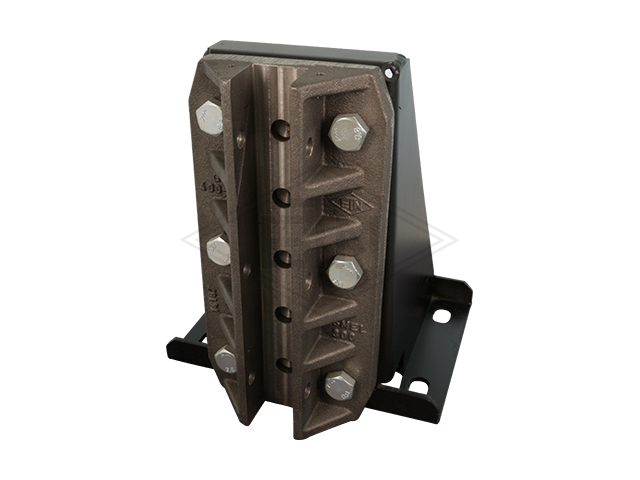 Geleiderhouder WSMEL 28,6 (HSMEL 28,6 incl. rechts hoek wedge - identical in construction as WSMEL), voor inzetstukken EEL 28,6 - 32 mm, completly mounted