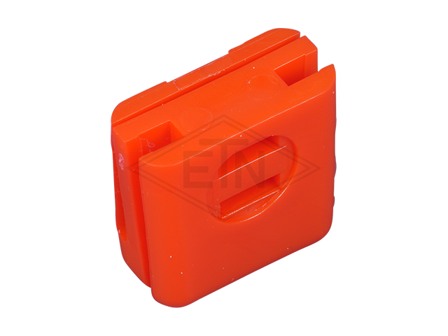 Deur glij-element PE, 19 x 10 x 20 mm