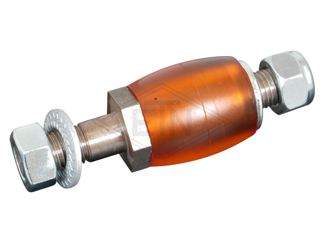 Koppelingsbuffer met as ø 40 / SW30 / M16 x 120 mm, voor machine W2/ W2F/ W02/ W01/ W4/ W04/ W15