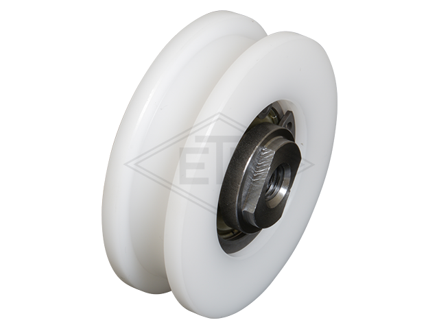 Deurgeleider 35 x 8 x 18 mm, ETN ® -HM-1000, incl. bouten M10 x 75 mm, met 2 moer en 2 plates