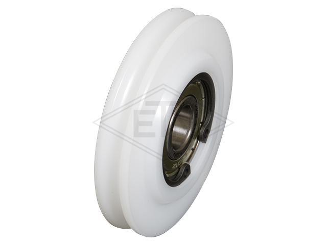 Deurgeleider 35 x 8 x 18 mm, ETN ® -HM-1000, incl. bouten M10 x 75 mm, met 2 moer en 2 plates