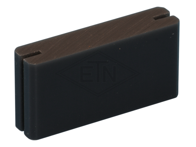 Geleideschoen 40 x 20 x 9,0 mm, met groef ETN ® -HM-1000