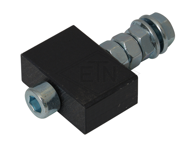 Deurgeleider 30 x 20 x 11,8 mm, drills ø 6,2 mm, zonder bouten ETN ® HM-1000