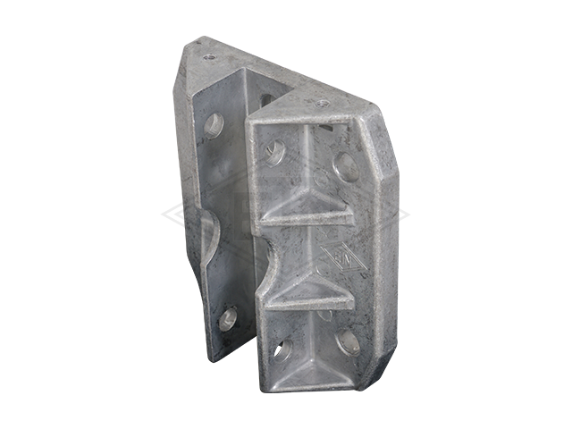 Fill plaat voor geleiderhouder HSM 140 x 140 x 1 mm, staal verzinkt