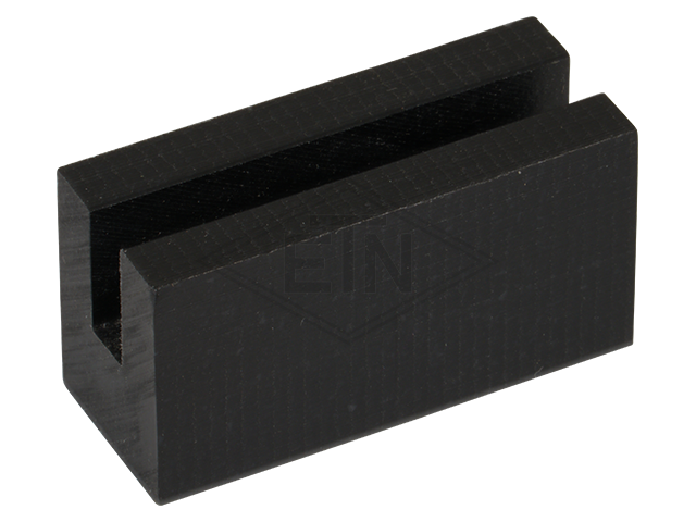 Deur geleider 40 x 16 x 20 mm, groef 5 mm, ETN ® -HM-1000
