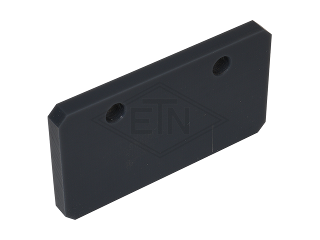 Deur leaf control 100 x 55 x 8 mm, ETN ® -HM-1000, 2 x drills ø 8,5 mm