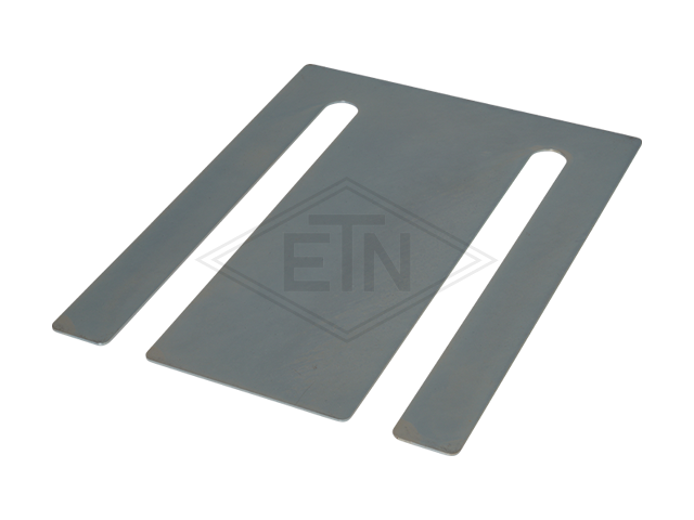 Fill plaat voor geleiderhouder HSML + HSMLN, 140 x 180 x 1 mm, staal verzinkt