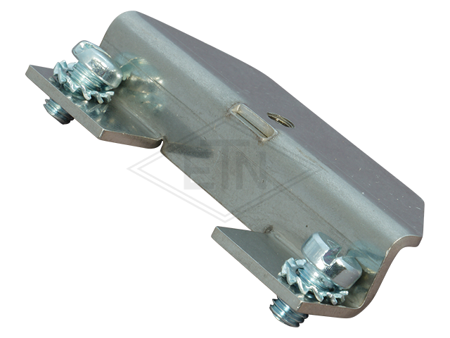 Adapter WSMK / lubricator ETN ® -S, 75 x 34 x 15 mm, staal verzinkt inclusief montage bevestigingsmateriaal geschikt voor oiler ETN ® -S #305045 in combination met geleiderhouder WSMK #300001
