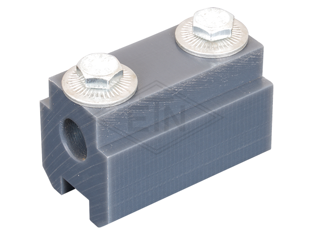 Deurgeleider 50 x 33 x 28,5 mm, ETN ® -HM-1000, incl. schroeven M6 x 20