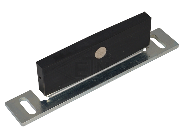 Deurgeleider 150/100 x 26/11,2 x 39 mm, crowned, incl. felt, voor goove breedte 12 mm