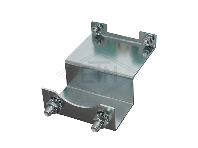 Adapter voor ETN ® -100 en ETN ® -120 oiler incl. bevestiger staal 2 mm thickness, galvanisch "blue"
