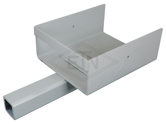 Steiger schoenen out van staal 30 x 30 mm, gegrond