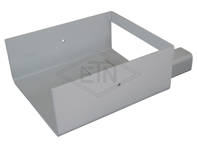 Steiger schoenen out van staal 30 x 30 mm, gegrond