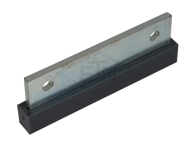 Deurgeleider 100 x 35 x 11 mm, binnen part staal verzinkt slider ETN ® -HM-1000, 2 drills 6,4 mm