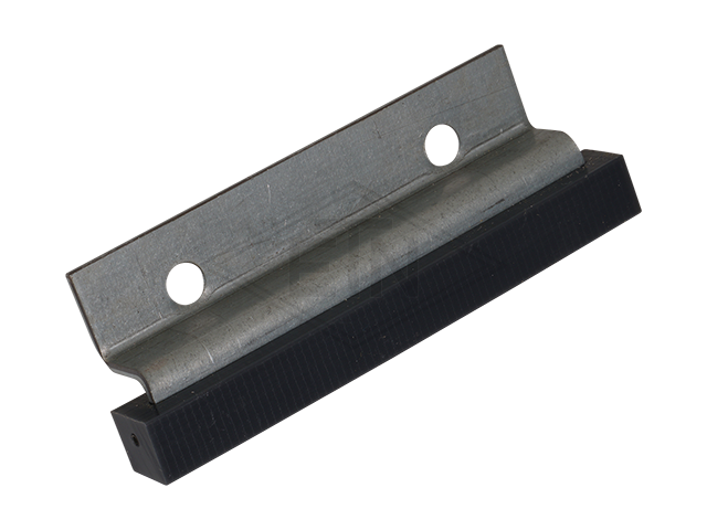 Deurgeleider 100 x 12 x 33/11,2 mm, binnen part staal verzinkt slider ETN ® -HM-1000, 2 x tegen bores ø 6,5 mm