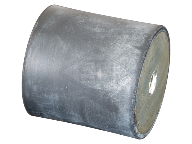 Rubber-Metal-buffer ø 50 x 50 mm Typ C, double-sided binnen schroefdraad M8