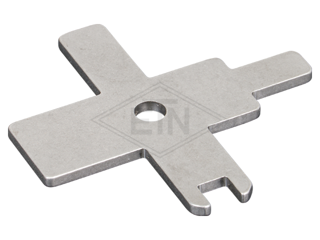 Device voor keeping deur open 58,9 x 57,9 x 2,5 mm, roestvrij staal