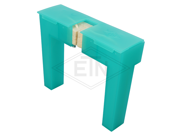 Railsmeerpot ETN ® 120 voor geleider houders HSM, 145 x 42 x 120 mm, WSM, HSMLN en WSMLN met PECU inzetstuk voor rail 5-16 mm, incl. 2 spacer sleeves en 2 cylinder bouten M6 x 20