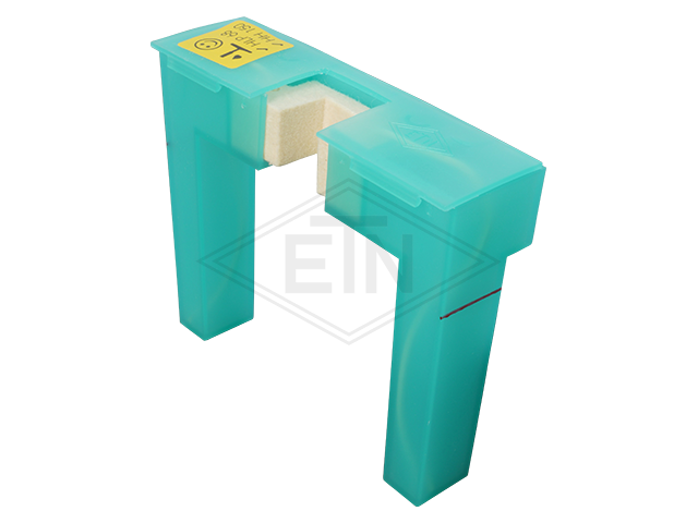 Railsmeerpot (kunststof) ETN ® 120, voor rail 20 mm, 145 x 42 x 120 mm high, inclusief schroeven M6 x 10 mm