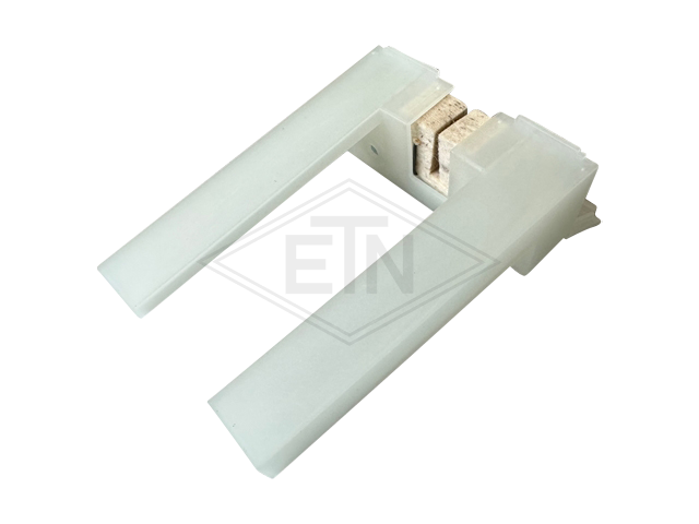 Railsmeerpot (kunststof) ETN ® 110, phosphorescent, voor geleiderhouder HSMS + SIS, voor rail 5-16 mm, 100 x 40 x 140 high