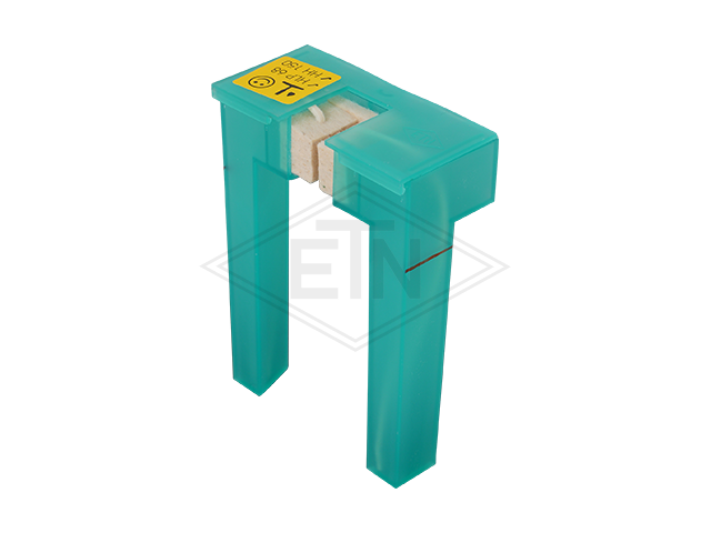 Railsmeerpot ETN ® 140, voor rail 5-16 mm, 100 x 49 x 138 high, inclusief schroef M5 x 10 mm, label, incl. rood mark voor max. level