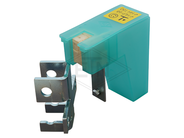 Railsmeerpot ETN ® -S, met adapter plaat voor rail 5 - 10 mm, schroef M5 x 10 mm, hex schroef M5 x 6 mm tot mount de plaat on de geleider houder adapter plaat en hex schroef are enclosed loose in...
