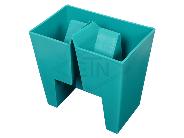 Holding-system voor ETN ® - olieopvangpot (except voor ETN ® -oil collecting pot Art.-Nr. 306074) voor rail 5-19 mm, 2 parts, met magnet voor define montage