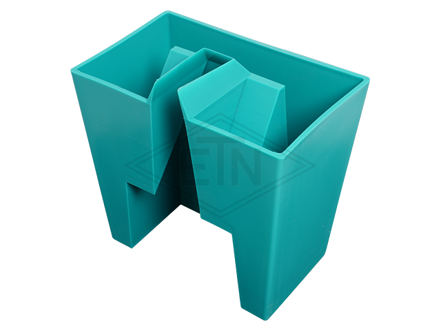 Oil collecting reservoir vierkant voor rail 28,6 mm, hoogte 110 mm, breedte 120 mm