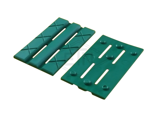 Inzetstuk EM 14 PA, 140 x 29,5 x 30 mm, voor geleiderhouder HSM + WSM, voor rail 14 mm