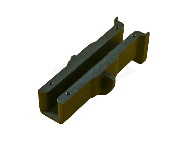 Inzetstuk PA voor geleider rail voor using met rubber bevestiging kogel voor rail 10 mm, 120 x 26 x 28 mm **IMPORTANT: De inzetstuk can be used only in combination met de ETN ® rubber kogel Item No.